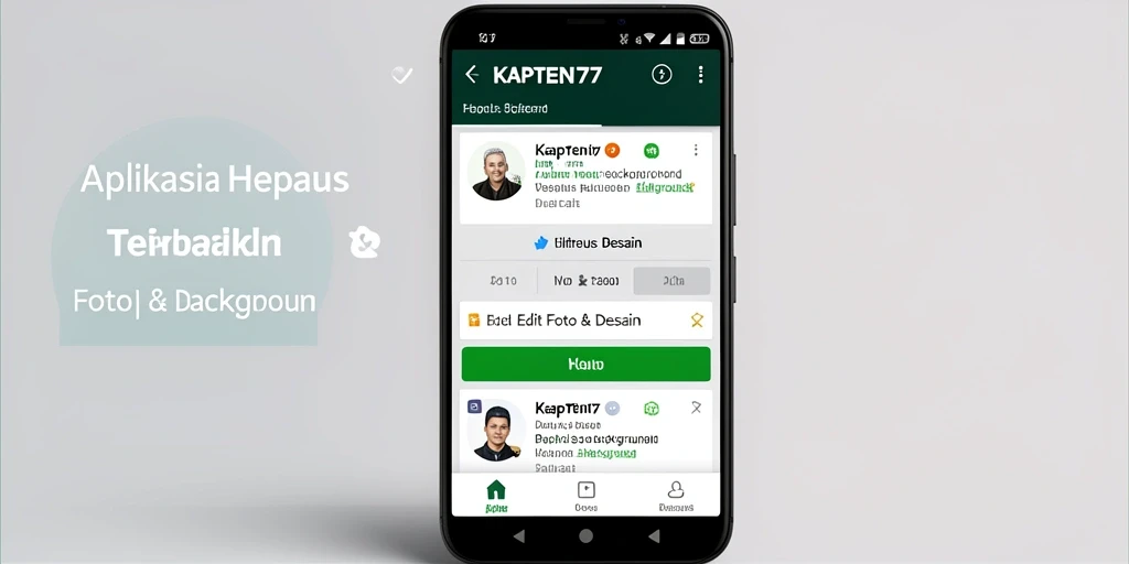 Tampilan antarmuka KAPTEN77 saat menghapus latar belakang gambar.