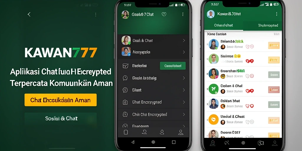 Tampilan antarmuka KAWAN777 yang ramah pengguna untuk chat aman.