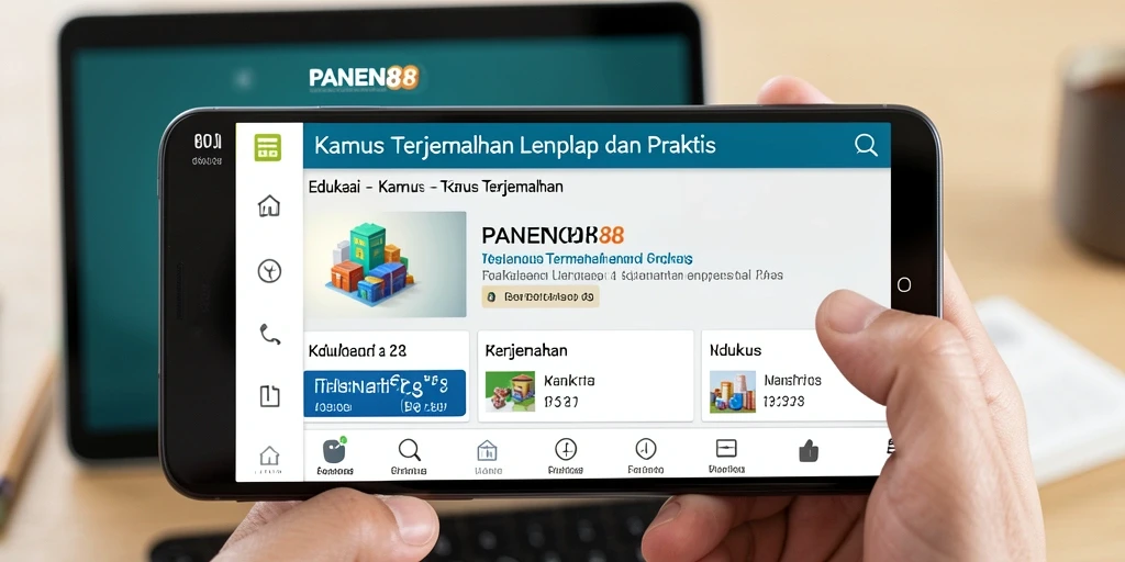 Antarmuka aplikasi PANEN88 yang sederhana dan intuitif.