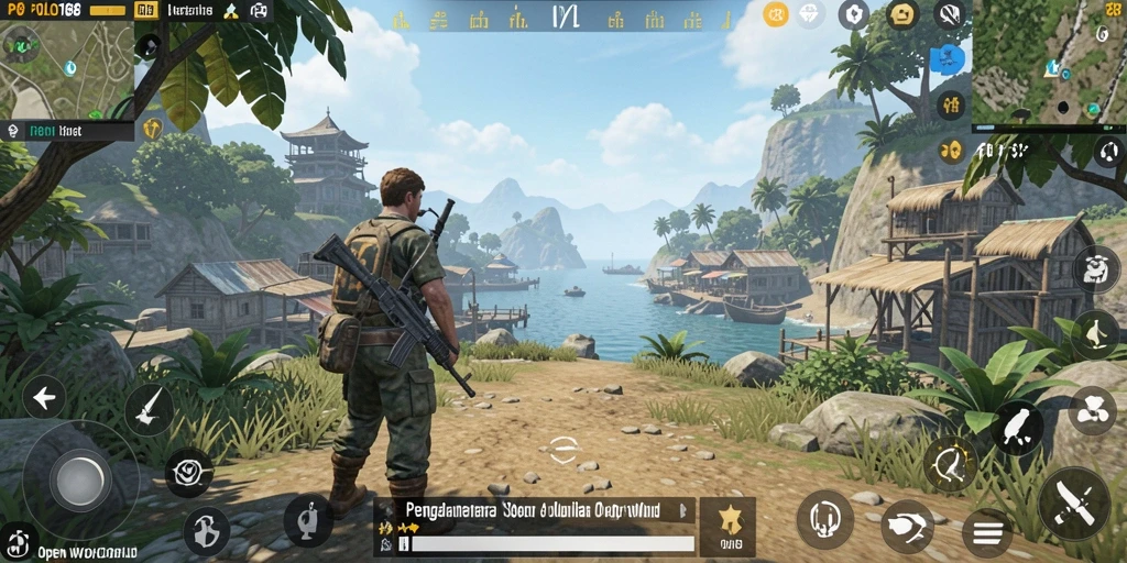 Tampilan antarmuka POLO188 yang menarik dan interaktif dalam dunia Open World.