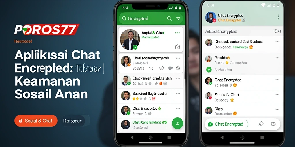 Antarmuka POROS77 yang ramah pengguna untuk Chat Encrypted.